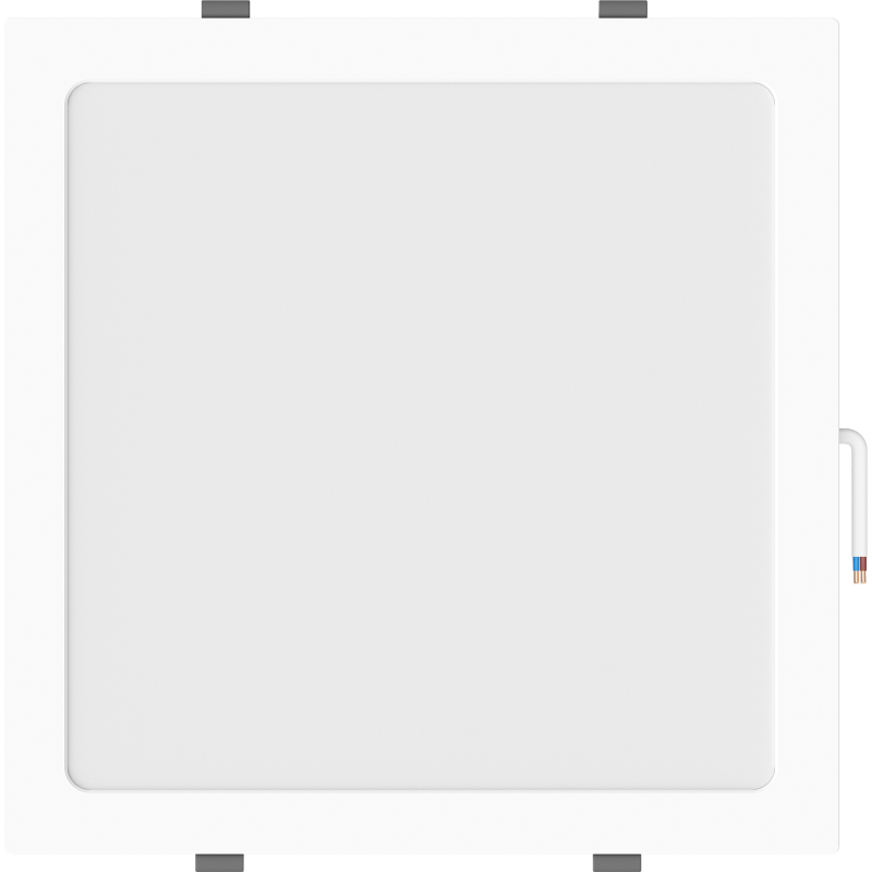Mexen LDRR podhledový panel downlight LED zapuštěný 30 x 30 cm, 24W, Neutrální - 4000K, 2640 lm, bílý - L211-030-2440-20