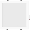 Mexen LDRR podhledový panel downlight LED zapuštěný 30 x 30 cm, 24W, Neutrální - 4000K, 2640 lm, bílý - L211-030-2440-20