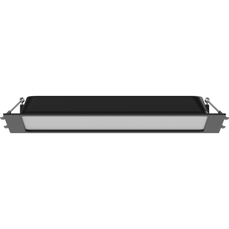 Mexen LDRR stropní panel downlight LED zapuštěný 30 x 30 cm, 24W, neutrální - 4000K, 1920 lm, černý - L211-030-2440-70