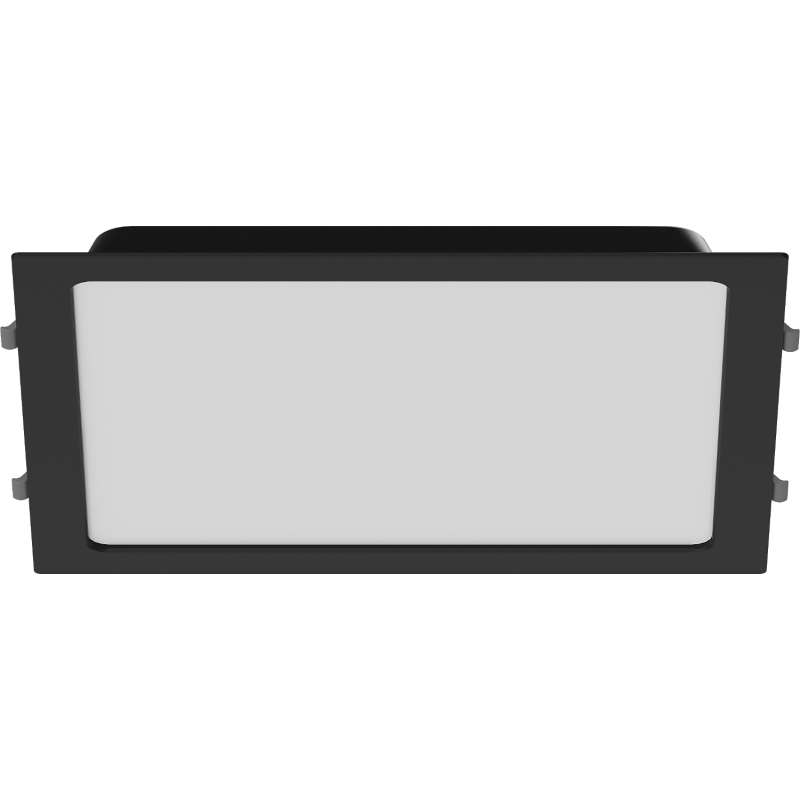 Mexen LDRR stropní panel downlight LED zapuštěný 30 x 30 cm, 24W, neutrální - 4000K, 1920 lm, černý - L211-030-2440-70
