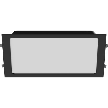 Mexen LDRR stropní panel downlight LED zapuštěný 30 x 30 cm, 24W, neutrální - 4000K, 1920 lm, černý - L211-030-2440-70