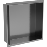 Mexen X-Wall-NR nikový regál bez límce 30 x 30 cm, kartáčovaná gun grey - 19E1303010