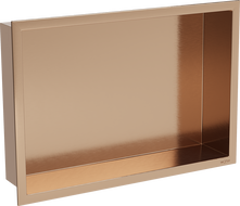 Mexen X-Wall-R nástěnná polička s límcem 45 x 30 cm, kartáčovaná měď - 19C0453010