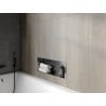 Mexen X-Wall-NR vestavěná police bez lemu 60 x 20 cm, kartáčovaná gun grey - 19E1602010