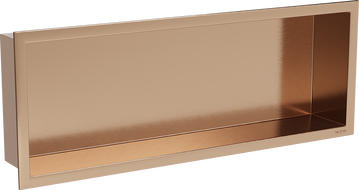 Mexen X-Wall-R nástěnná polička s límcem 60 x 20 cm, kartáčovaná měď - 19C0602010