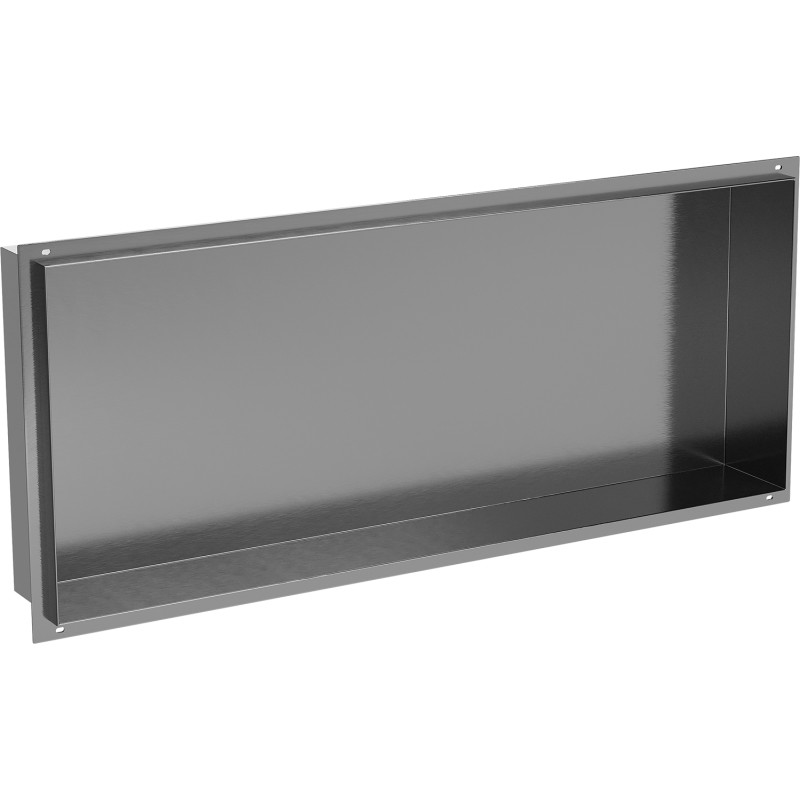 Mexen X-Wall-NR nástěnná police bez lemování 75 x 30 cm, broušená gun gray - 19E1753010