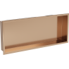 Mexen X-Wall-R nástěnná police s límcem 75 x 30 cm, kartáčovaná měď - 19C0753010
