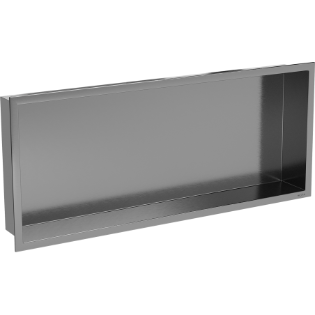 Mexen X-Wall-R nástěnná police s límcem 75 x 30 cm, kartáčovaná gun grey - 19E0753010