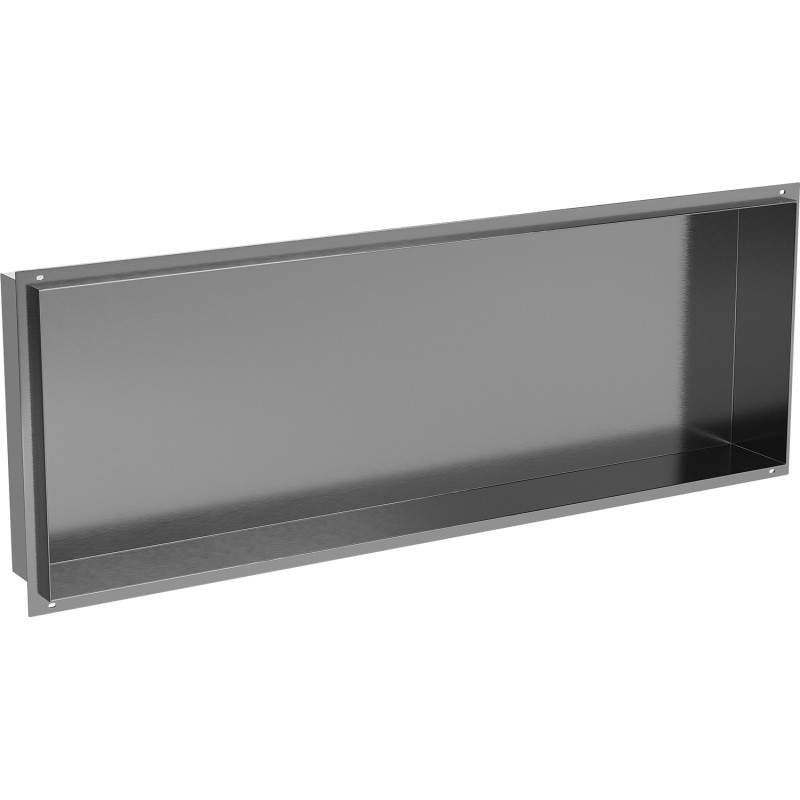 Mexen X-Wall-NR nástěnná police bez límce 90 x 30 cm, kartáčovaná šedá gun - 19E1903010