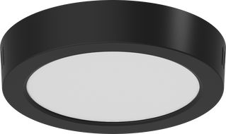 Mexen LDSR stropní LED svítidlo s povrchovou montáží, průměr 17 cm, 12W, neutrální - 4000K, 960 lm, černé