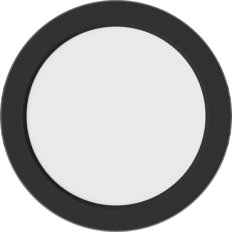 Mexen LDSR stropní LED svítidlo s povrchovou montáží, průměr 17 cm, 12W, neutrální - 4000K, 960 lm, černé