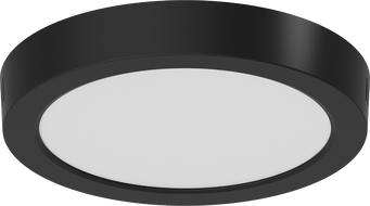 Mexen LDSR stropní LED svítidlo povrchové fi 22 cm, 18W, Studená - 6500K, 1440 lm, černá - L212-022-1865-70