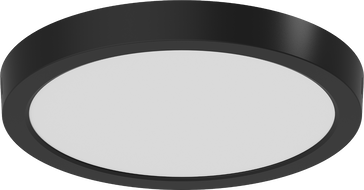 Mexen LDSR Stropní LED svítidlo, povrchová montáž, průměr 30 cm, 24W, neutrální - 4000K, 1920 lm, černé