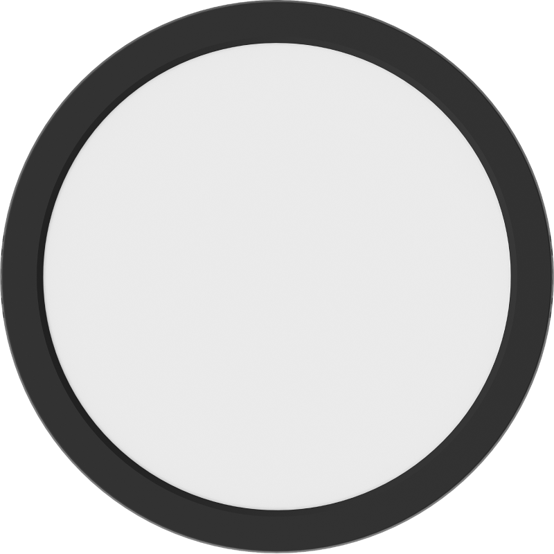 Mexen LDSR Stropní LED svítidlo, povrchová montáž, průměr 30 cm, 24W, neutrální - 4000K, 1920 lm, černé