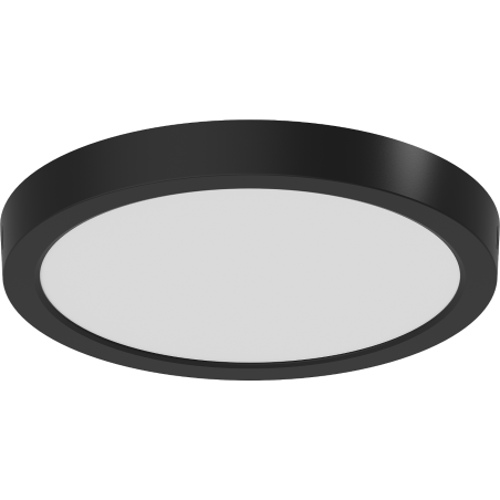 Mexen LDSR stropní LED osvětlení nástěnné fi 30 cm, 24W, Studená - 6500K, 1920 lm, černá - L212-030-2465-70