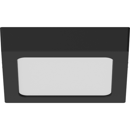 Mexen LDSS stropní LED světlo, povrchová montáž, 17 x 17 cm, 12W, Studená - 6500K, 960 lm, černá - L213-017-1265-70