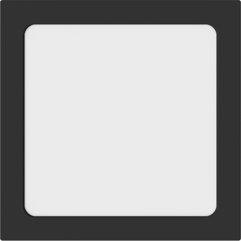 Mexen LDSS stropní LED svítidlo přisazené 22 x 22 cm, 18W, neutrální - 4000K, 1440 lm, černé - L213-022-1840-70