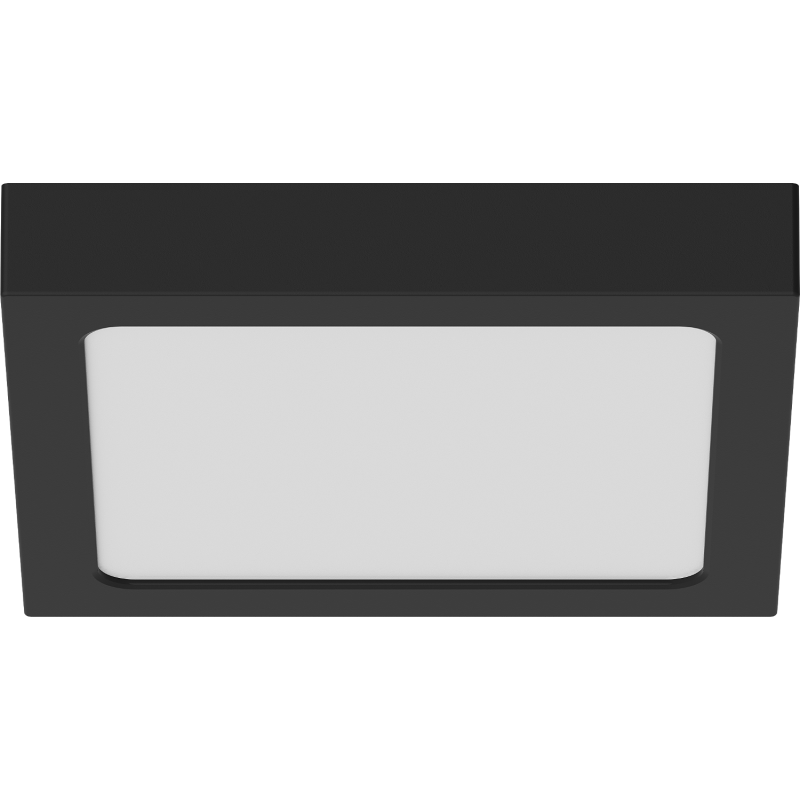 Mexen LDSS stropní LED svítidlo 22 x 22 cm, 18W, Studená - 6500K, 1440 lm, černá - L213-022-1865-70