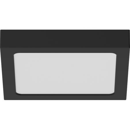 Mexen LDSS stropní LED svítidlo 22 x 22 cm, 18W, Studená - 6500K, 1440 lm, černá - L213-022-1865-70