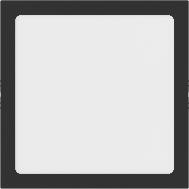 Mexen LDSS LED stropní svítidlo přisazené 30 x 30 cm, 24W, Studená - 6500K, 1920 lm, černá - L213-030-2465-70