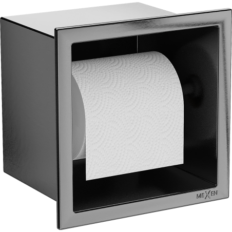 Mexen X-Wall-P držák na toaletní papír, kartáčovaný gun grey - 19E3