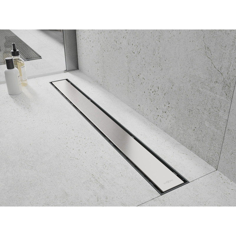 Mexen Flat Abs Plochý ABS lineární odtok 2v1 60 cm, inox - 1069060