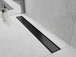 Mexen Flat ABS liniový odtok 2v1 80 cm, černý - 1769080