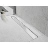Mexen Flat MGW krycí lišta pro liniový odtok 90 cm, bílé sklo - 1027090