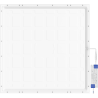 Mexen Brill+ podhledové LED panelové svítidlo 60 x 60 cm, 48W, Studená - 6500K, 5280 lm, bílá - L201-060-060-4865-20