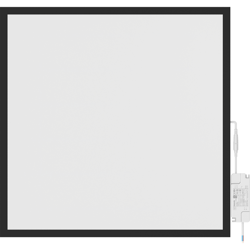 Mexen Brill-S LED stropní panel pod omítku 60 x 60 cm, 36W, Neutrální - 4000K, 5184 lm, černý - L202-060-060-3640-70