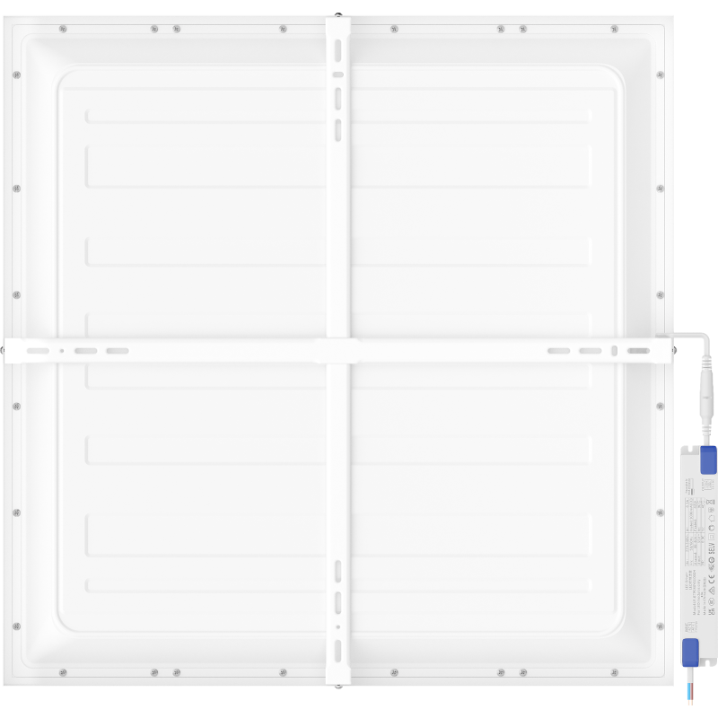 Mexen Brill-S LED stropní panel na povrch 60 x 60 cm, 40 W, Neutrální - 4000K, 4000 lm, bílý - L205-060-060-4040-20