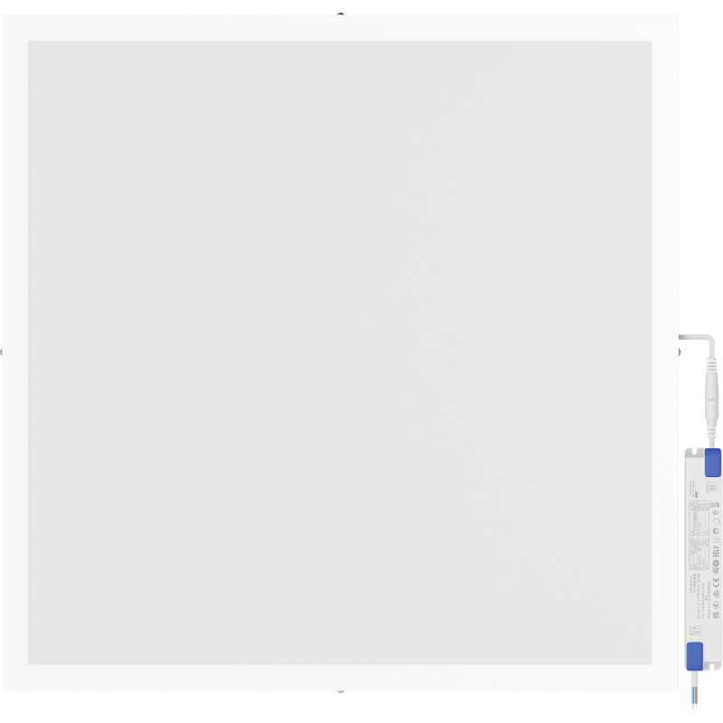 Mexen Brill-S LED stropní panel na povrch 60 x 60 cm, 40 W, Neutrální - 4000K, 4000 lm, bílý - L205-060-060-4040-20