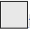 Mexen Brill-S stropní LED panel přisazený 60 x 60 cm, 40W, neutrální - 4000K, 3600 lm, černý - L205-060-060-4040-70