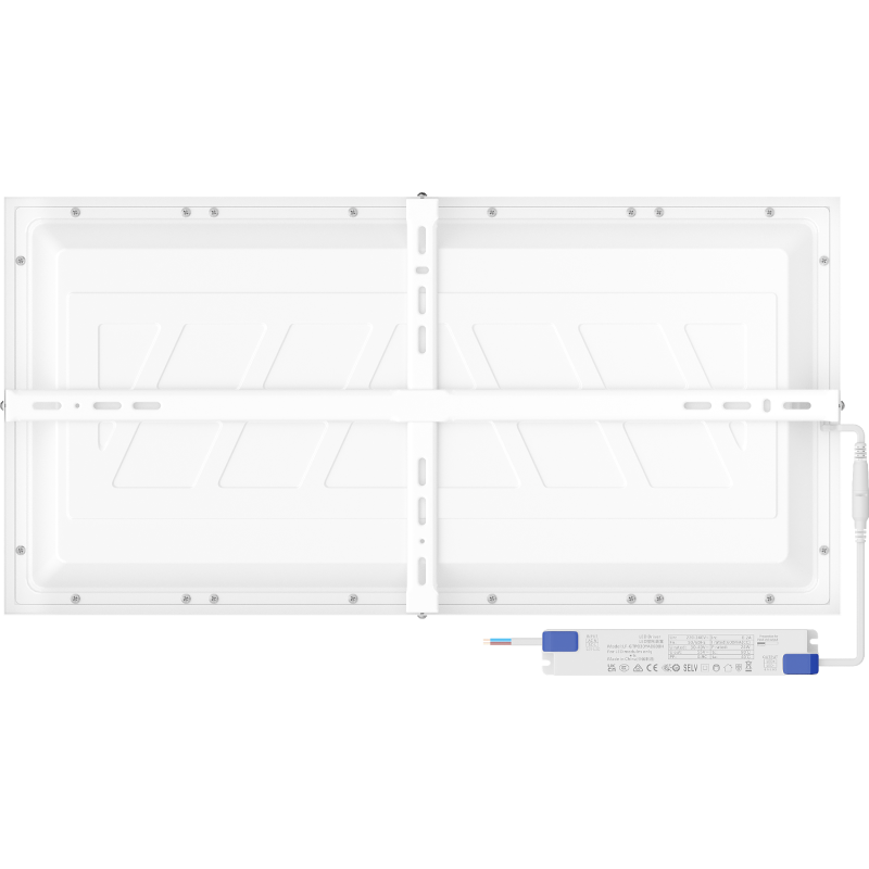 Mexen Brill-S stropní LED panel na strop 60 x 30 cm, 24W, Neutrální - 4000K, 2880 lm, bílý - L207-060-030-2440-20