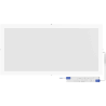 Mexen Brill-S stropní LED panel na strop 60 x 30 cm, 24W, Neutrální - 4000K, 2880 lm, bílý - L207-060-030-2440-20