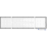 Mexen Brill-S LED stropní panel na povrch 120 x 30 cm, 36W, Neutrální - 4000K, 3960 lm, černý - L207-120-030-3640-70