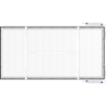 Mexen Brill-S LED stropní panel přisazený 120 x 60 cm, 60W, Neutrální - 4000K, 6600 lm, černý - L207-120-060-6040-70
