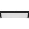Mexen Brill-S LED stropní panel přisazený 60 x 30 cm, 24W, Neutrální - 4000K, 2640 lm, černý - L207-060-030-2440-70