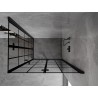 Mexen Mist-F Duo skládací sprchový kout pravý 90 x 95 cm, černá mřížka, černý - 8A6-090L-095P-70-77