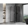 Mexen Mist pětihranná sprchová kabina černá, 100 x 100 cm, pravá, černý rám - 8A8-100-100-70-70-P