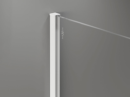 Mexen lišty na stěnu pro sprchovou stěnu 8 mm, bílá - 800-00-20