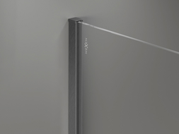 Mexen nástěnná lišta pro sprchovou stěnu 8 mm, gun gray kartáčovaný - 800-00-66