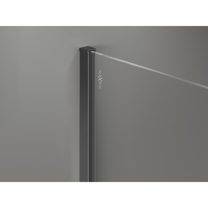 Mexen Uni-I1 nástěnný profil pro sprchovou zástěnu 8 mm, gun metal - 800-00-95