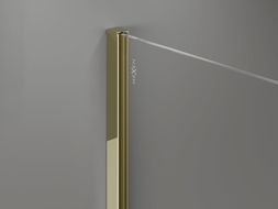 Mexen lišta přisazená ke sprchové zástěně 10 mm, zlatá - 800-00-50-X
