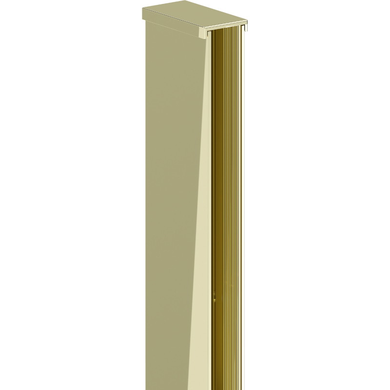 Mexen Uni-I2 Nástěnný profil pro sprchovou zástěnu 10 mm, zlatý - 800-00-50-X