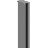 Mexen Uni-I2 nástěnný profil pro sprchovou zástěnu 10 mm, gun metal - 800-00-95-X