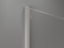 Mexen nástěnná lišta pro sprchovou stěnu 10 mm, kartáčovaný nikl - 800-00-97-X