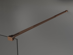 Mexen jednoduchá podpěra pro sprchovou stěnu 10 mm, růžové zlato - 830-10-60