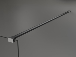 Mexen jednoduchá vzpěra pro sprchovou stěnu 10 mm, kartáčovaná gun gray - 830-10-66