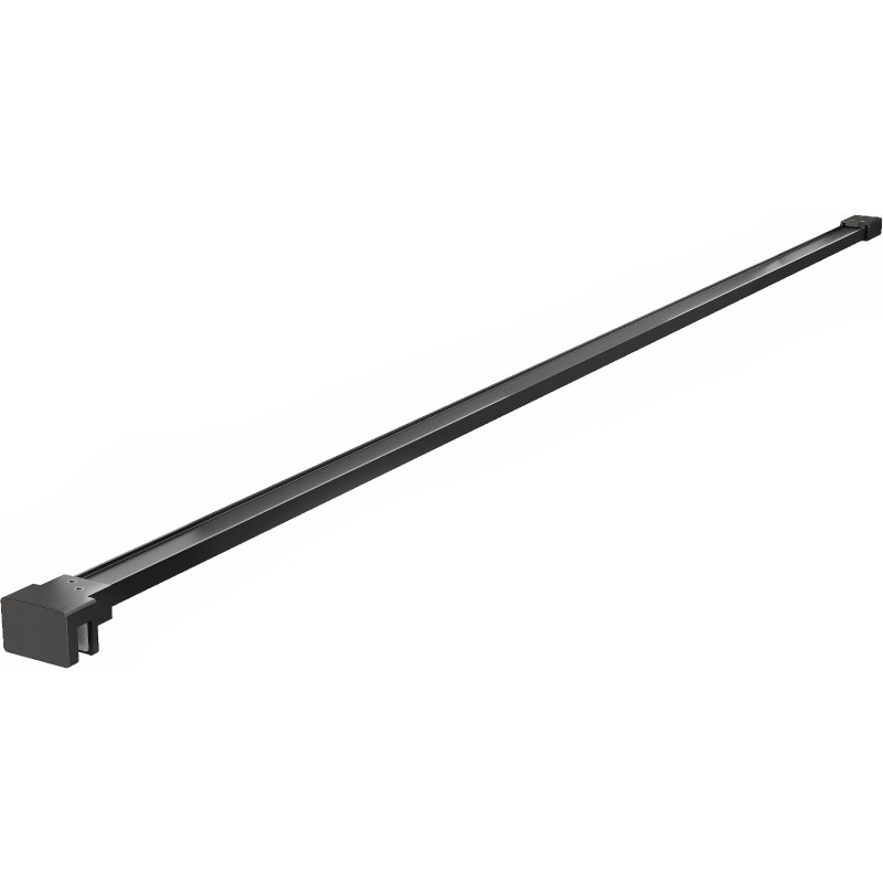 Mexen Uni-P2 rovná vzpěra pro sprchovou zástěnu 10 mm, černá - 830-10-70